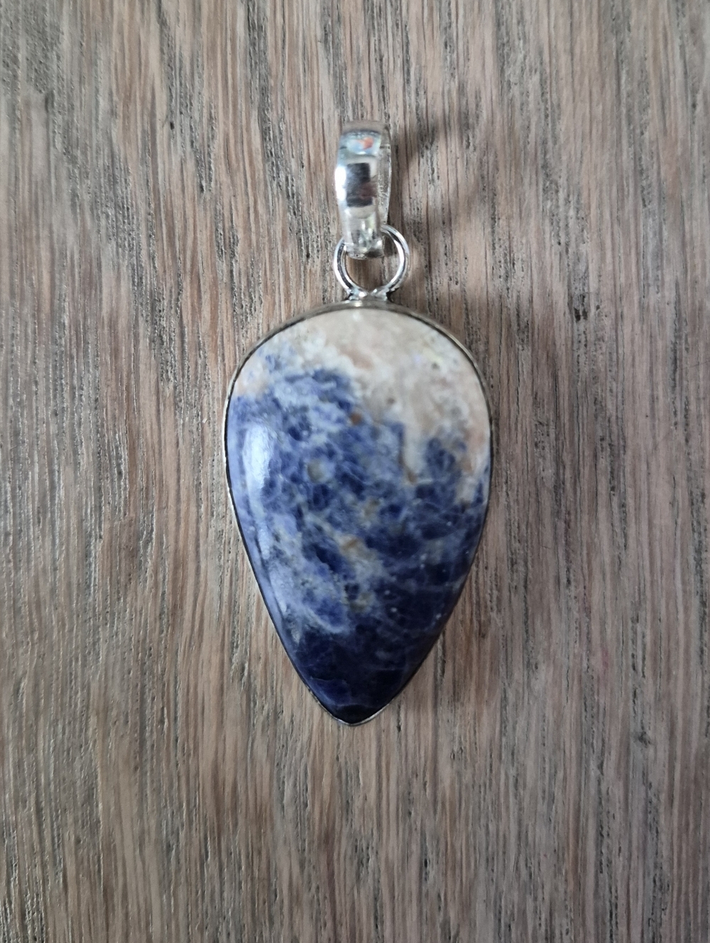 Sodalite Sterling Pendant